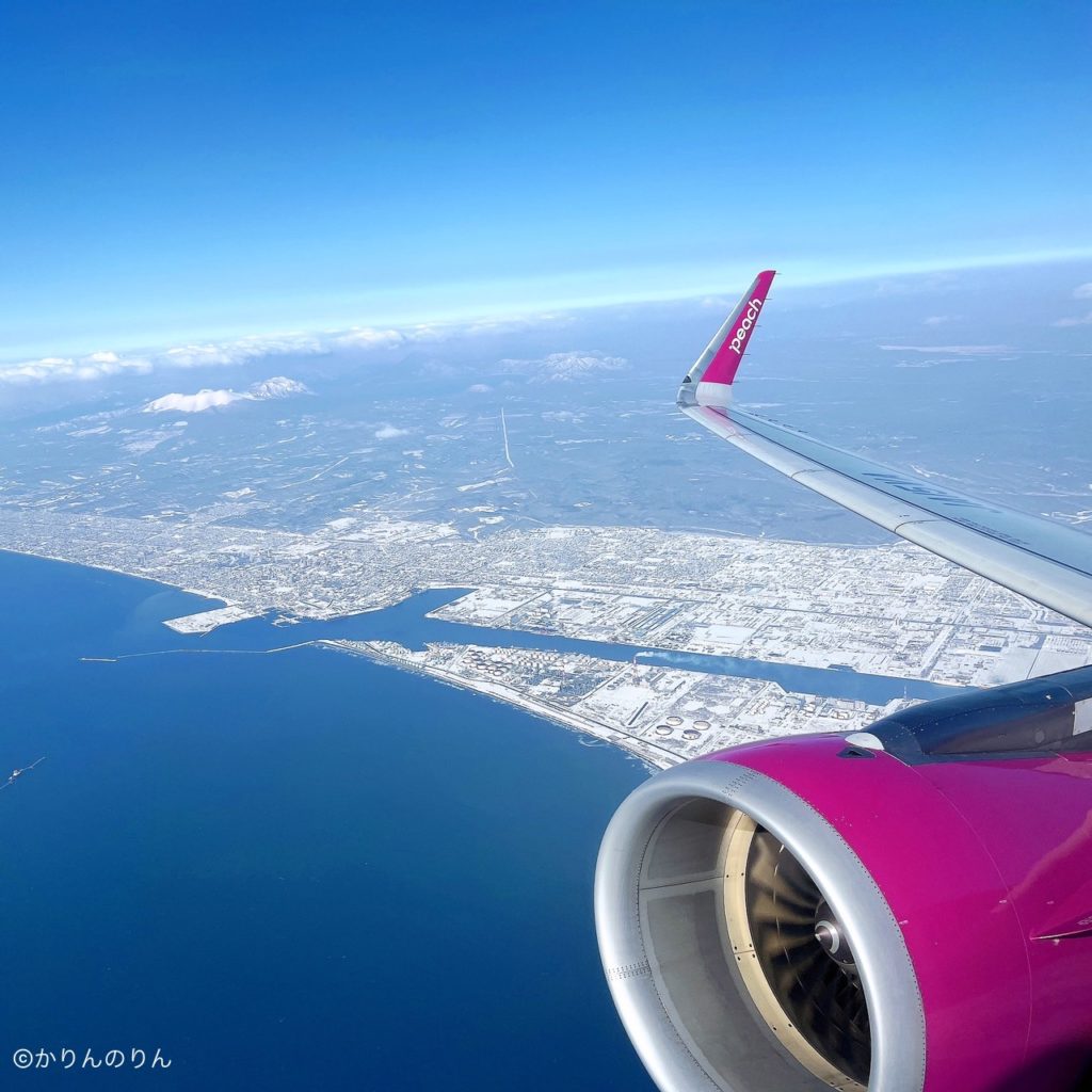 北海道旅行3泊4日観光モデルコース_飛行機