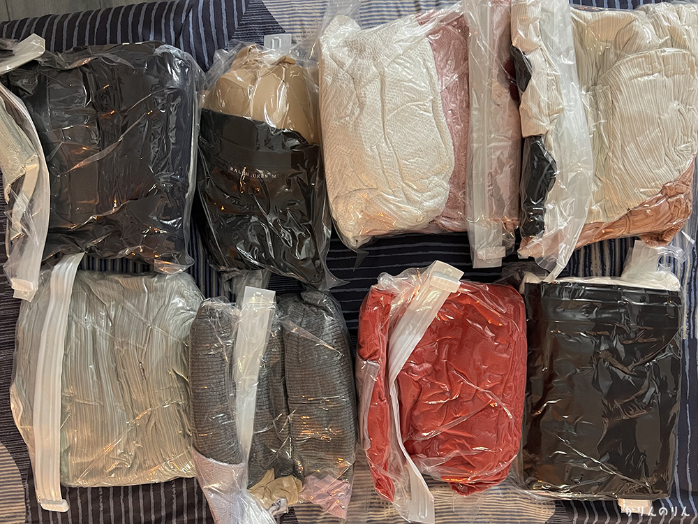 圧縮袋_アメリカ周遊ルート