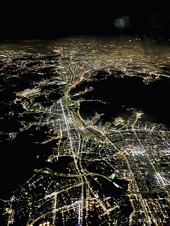 東京の夜景_アメリカ周遊ルート